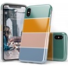 image:imageCasely iPhone XXS Case  Other Side  Holographic Metallic Stained Glass Marble  Classic Ultra Slim DesignPaint The Town  Colorblock Stripes