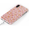 image:imageCasely iPhone XXS Case  Other Side  Holographic Metallic Stained Glass Marble  Classic Ultra Slim DesignPeace Out  Groovy Peace Sign