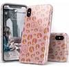 image:imageCasely iPhone XXS Case  Other Side  Holographic Metallic Stained Glass Marble  Classic Ultra Slim DesignPeace Out  Groovy Peace Sign