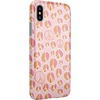 image:imageCasely iPhone XXS Case  Other Side  Holographic Metallic Stained Glass Marble  Classic Ultra Slim DesignPeace Out  Groovy Peace Sign