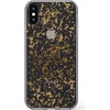 image:imageCasely iPhone XXS Case  Other Side  Holographic Metallic Stained Glass Marble  Classic Ultra Slim DesignRose and Gold Flaked Clear