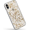 image:imageCasely iPhone XXS Case  Other Side  Holographic Metallic Stained Glass Marble  Classic Ultra Slim DesignRose and Gold Flaked Clear