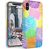 image:imageCasely iPhone XXS Case  Other Side  Holographic Metallic Stained Glass Marble  Classic Ultra Slim DesignScribble Me That  Crayola Rainbow Pencil