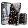image:imageCasely iPhone XXS Case  Other Side  Holographic Metallic Stained Glass Marble  Classic Ultra Slim DesignSecret Garden  Mixed Floral
