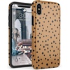 image:imageCasely iPhone XXS Case  Other Side  Holographic Metallic Stained Glass Marble  Classic Ultra Slim DesignSpot On  Dotted Animal