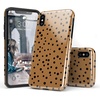 image:imageCasely iPhone XXS Case  Other Side  Holographic Metallic Stained Glass Marble  Classic Ultra Slim DesignSpot On  Dotted Animal