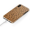 image:imageCasely iPhone XXS Case  Other Side  Holographic Metallic Stained Glass Marble  Classic Ultra Slim DesignSpot On  Dotted Animal