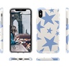 image:imageCasely iPhone XXS Case  Other Side  Holographic Metallic Stained Glass Marble  Classic Ultra Slim DesignStars Align  Blue  White Stars