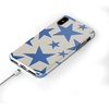 image:imageCasely iPhone XXS Case  Other Side  Holographic Metallic Stained Glass Marble  Classic Ultra Slim DesignStars Align  Blue  White Stars