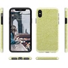 image:imageCasely iPhone XXS Case  Other Side  Holographic Metallic Stained Glass Marble  Classic Ultra Slim DesignSwirl Away  Tea Green Geometric