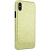image:imageCasely iPhone XXS Case  Other Side  Holographic Metallic Stained Glass Marble  Classic Ultra Slim DesignSwirl Away  Tea Green Geometric