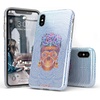 image:imageCasely iPhone XXS Case  Other Side  Holographic Metallic Stained Glass Marble  Classic Ultra Slim DesignVida y Muerte  Frida Kahlo Dotted Skull