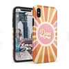 image:imageCasely iPhone XXS Case  Other Side  Holographic Metallic Stained Glass Marble  Classic Ultra Slim DesignYoure Dope  Retro Colorblock