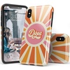 image:imageCasely iPhone XXS Case  Other Side  Holographic Metallic Stained Glass Marble  Classic Ultra Slim DesignYoure Dope  Retro Colorblock