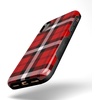 image:imageCasely iPhone XXS Case  Stuck on U  Festival Sticker Floral  Bold Protective DesignAs if Red Plaid