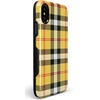 image:imageCasely iPhone XXS Case  Stuck on U  Festival Sticker Floral  Bold Protective DesignAs if Yellow Plaid