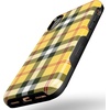 image:imageCasely iPhone XXS Case  Stuck on U  Festival Sticker Floral  Bold Protective DesignAs if Yellow Plaid