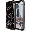 image:imageCasely iPhone XXS Case  Stuck on U  Festival Sticker Floral  Bold Protective DesignBlack and Gold Metallic Waves