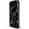 image:imageCasely iPhone XXS Case  Stuck on U  Festival Sticker Floral  Bold Protective DesignBlack and Gold Metallic Waves