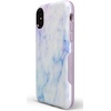 image:imageCasely iPhone XXS Case  Stuck on U  Festival Sticker Floral  Bold Protective DesignBlue  Purple Cotton Candy Marble