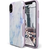 image:imageCasely iPhone XXS Case  Stuck on U  Festival Sticker Floral  Bold Protective DesignBlue  Purple Cotton Candy Marble