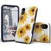 image:imageCasely iPhone XXS Case  Stuck on U  Festival Sticker Floral  Bold Protective DesignBright Yellow Sunflowers Floral
