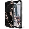 image:imageCasely iPhone XXS Case  Stuck on U  Festival Sticker Floral  Bold Protective DesignCracked Rose Gold Black Marble
