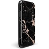 image:imageCasely iPhone XXS Case  Stuck on U  Festival Sticker Floral  Bold Protective DesignCracked Rose Gold Black Marble