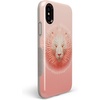 image:imageCasely iPhone XXS Case  Stuck on U  Festival Sticker Floral  Bold Protective DesignHear Me Roar  Blush Lion