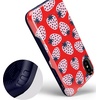 image:imageCasely iPhone XXS Case  Stuck on U  Festival Sticker Floral  Bold Protective DesignId Pick You  Red Strawberry