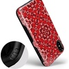 image:imageCasely iPhone XXS Case  Stuck on U  Festival Sticker Floral  Bold Protective DesignIm with the Band  Red Bandana
