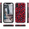 image:imageCasely iPhone XXS Case  Stuck on U  Festival Sticker Floral  Bold Protective DesignInto the Wild  Red  Blue Leopard