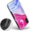 image:imageCasely iPhone XXS Case  Stuck on U  Festival Sticker Floral  Bold Protective DesignLand  Sea Marble Swirl