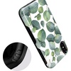 image:imageCasely iPhone XXS Case  Stuck on U  Festival Sticker Floral  Bold Protective DesignLeaf Me Alone  Green Floral
