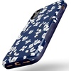 image:imageCasely iPhone XXS Case  Stuck on U  Festival Sticker Floral  Bold Protective DesignNavy Cherry Blossom Floral