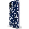 image:imageCasely iPhone XXS Case  Stuck on U  Festival Sticker Floral  Bold Protective DesignNavy Cherry Blossom Floral