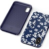 image:imageCasely iPhone XXS Case  Stuck on U  Festival Sticker Floral  Bold Protective DesignNavy Cherry Blossom Floral