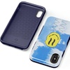 image:imageCasely iPhone XXS Case  Stuck on U  Festival Sticker Floral  Bold Protective DesignOn Cloud Nine  Glitch Smiley Face