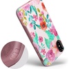 image:imageCasely iPhone XXS Case  Stuck on U  Festival Sticker Floral  Bold Protective DesignOut And About  Light Pink Floral