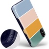 image:imageCasely iPhone XXS Case  Stuck on U  Festival Sticker Floral  Bold Protective DesignPaint The Town  Colorblock Stripes