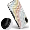 image:imageCasely iPhone XXS Case  Stuck on U  Festival Sticker Floral  Bold Protective DesignRide The Wave  Pastel Rainbow Lined