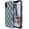 image:imageCasely iPhone XXS Case  Stuck on U  Festival Sticker Floral  Bold Protective DesignSomethings Fishy Navy Blue  Yellow Fish