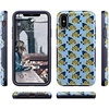 image:imageCasely iPhone XXS Case  Stuck on U  Festival Sticker Floral  Bold Protective DesignSomethings Fishy Navy Blue  Yellow Fish