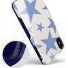 image:imageCasely iPhone XXS Case  Stuck on U  Festival Sticker Floral  Bold Protective DesignStars Align  Blue  White Stars