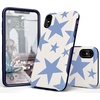 image:imageCasely iPhone XXS Case  Stuck on U  Festival Sticker Floral  Bold Protective DesignStars Align  Blue  White Stars