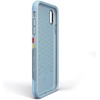 image:imageCasely iPhone XXS Case  Stuck on U  Festival Sticker Floral  Bold Protective DesignTeal Rainbow Stripes Color Block