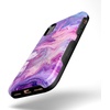 image:imageCasely iPhone XXS Case  Stuck on U  Festival Sticker Floral  Bold Protective DesignTie Dying Over You Purple Marble