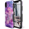 image:imageCasely iPhone XXS Case  Stuck on U  Festival Sticker Floral  Bold Protective DesignTie Dying Over You Purple Marble