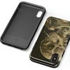 image:imageCasely iPhone XXS Case  Stuck on U  Festival Sticker Floral  Bold Protective DesignVan Gogh  Skull of a Skeleton with Burning Cig