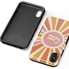 image:imageCasely iPhone XXS Case  Stuck on U  Festival Sticker Floral  Bold Protective DesignYoure Dope  Retro Colorblock